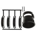 182930-1 - CONN BACKSHELL W/CLAMP SZ 23 BLK