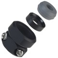 JR13WCC-6(71) - CONN CABLE CLAMP SZ 13 M16 BLACK