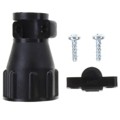 206062-1 - CONN BACKSHELL W/CLAMP SZ 11 BLK