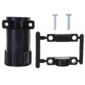 206358-1 - CONN BACKSHELL W/CLAMP SZ 11 BLK
