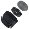 JR21WCC-6 - CONN CABLE CLAMP SZ 21 M24 BLACK
