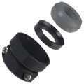 JR21WCC-12 - CONN CABLE CLAMP SZ 21 M24 BLACK