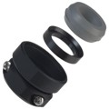 JR21WCC-14 - CONN CABLE CLAMP SZ 21 M24 BLACK