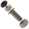 RM12WBP-CP(6)(71) - CONN CABLE CLAMP SZ12 M13 SILVER