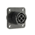 206430-1 - CONN RCPT HSNG FMALE 4POS PNL MT