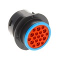 HDP24-24-19SE - CONN RCPT HSG FMALE 19POS PNL MT
