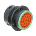 HDP24-24-23PN - CONN RCPT HSNG MALE 23POS PNL MT
