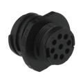 206486-2 - CONN RCPT HSNG MALE 9POS INLINE