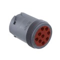 HD14-9-96P - CONN RCPT HSNG MALE 9POS INLINE