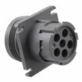 HD10-6-12P - CONN RCPT HSNG MALE 6POS PNL MNT