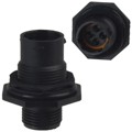 UTS7104P - CONN RCPT HSNG MALE 4POS PNL MNT