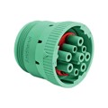 AHD16-9-1939S80 - CONN PLUG HSG FMALE 9POS INLINE
