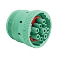 AHD16-9-1939S8R - CONN PLUG HSG FMALE 9POS INLINE