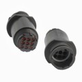 788159-2 - CONN RCPT HSNG MALE 9POS INLINE