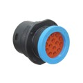HDP24-18-14PE-L017 - CONN RCPT HSG MALE 14POS PNL MNT