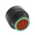 HDP26-18-21PN - CONN PLUG HSNG MALE 21POS INLINE