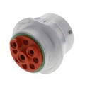 HD34-24-9PN - CONN RCPT HSNG MALE 9POS PNL MNT