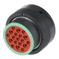 HDP26-24-19PN - CONN PLUG HSG MALE 19POS INLINE