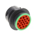 HDP24-24-19SN - CONN RCPT HSG FMALE 19POS PNL MT