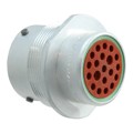 HD34-18-20PN - CONN RCPT HSNG MALE 20POS PNL MT