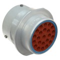 HD34-24-23PE - CONN RCPT HSNG MALE 23POS PNL MT