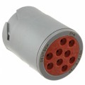 HD14-9-16P - CONN RCPT HSNG MALE 9POS INLINE