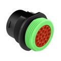 AHDP04-18-21PN-WTA - CONN RCPT HSG MALE 21POS PNL MT