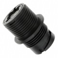 1445823-3 - CONN RCPT HSNG MALE 6POS PNL MNT