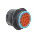 HDP24-24-16SE - CONN RCPT HSG FMALE 16POS PNL MT