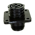 206430-3 - CONN RCPT HSNG FMALE 4POS PNL MT