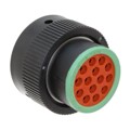 HDP26-18-14SN - CONN PLG HSG FMALE 14POS INLINE