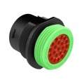 AHDP04-18-21SN-WTA - CONN RCPT HSG FMALE 21POS PNL MT