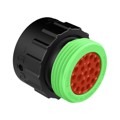 AHDP04-18-20SN-WTA - CONN RCPT HSG FMALE 20POS PNL MT