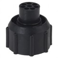 UTP6128P - CONN PLUG HSNG MALE 8POS INLINE