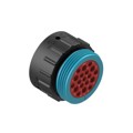AHDP06-24-19PR-WTA - CONN PLUG HSG MALE 19POS INLINE