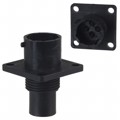UTP0104P - CONN RCPT HSNG MALE 4POS PNL MNT