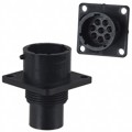 UTP0128P - CONN RCPT HSNG MALE 8POS PNL MNT