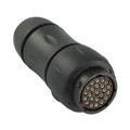 UTS1JC1823S - CONN RCP HSG FMALE 23POS INLINE