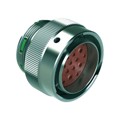 AHDM06-24-19PN - CONN PLUG HSNG MALE 19POS INLINE