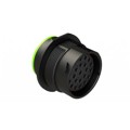 AHDP04-24-23SN-SRA - CONN RCPT HSG FMALE 23POS PNL MT