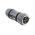 UTGX6JC124S - CONN PLG HSG FMALE 4POS INLINE