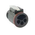 UTL6122G1W5S - CONN PLUG HSNG F/M 8POS INLINE