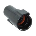 DTHD04-1-8P - CONN RCPT HSNG MALE 1POS INLINE