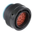 HDP26-24-23PE - CONN PLUG HSNG MALE 23POS INLINE