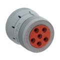 HD16-6-12S-B010 - CONN PLUG HSNG FMALE 6POS INLINE