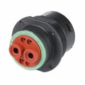 HDP24-18-6PN - CONN RCPT HSNG MALE 6POS PNL MNT