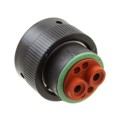 HDP26-18-6SN - CONN PLUG HSG FMALE 6POS INLINE
