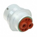 HD34-18-6PN - CONN RCPT HSNG MALE 6POS PNL MNT