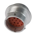 HD34-24-21PN - CONN RCPT HSNG MALE 21POS PNL MT