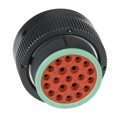 HDP26-24-21SN - CONN PLG HSG FMALE 21POS INLINE